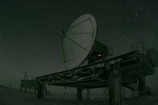 dishing it up the Pole satellite terminal