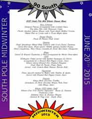 the 2015 midwinters day menu
