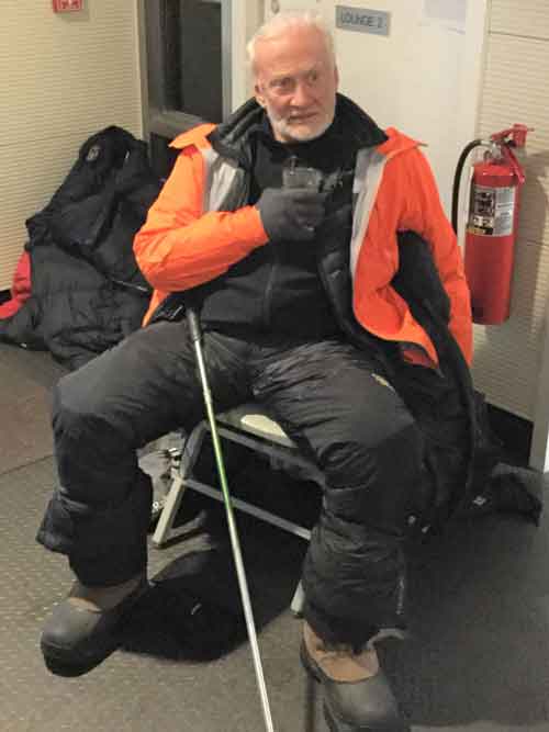 Buzz Aldrin at Pole
