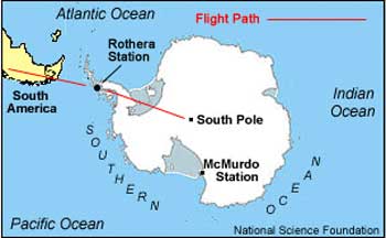 NSF graphic published during the 2001 medevac