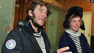 Jarle and Sam in New Zealand