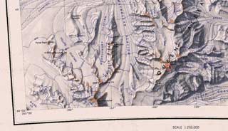 crash site map