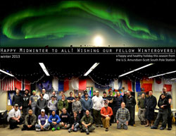 Pole 2013 midwinter greeting photo