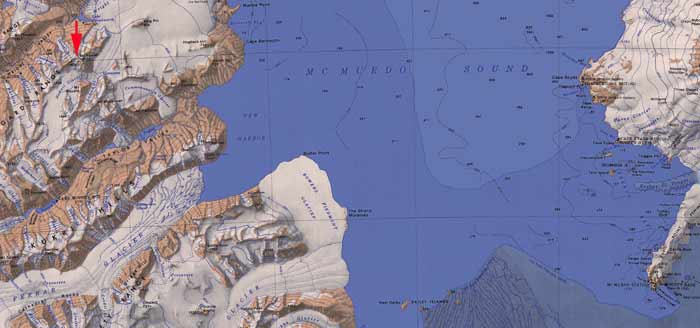 Location of Mt. Newall