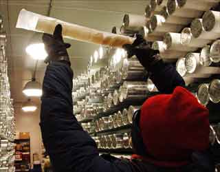 Ice core from Vostok