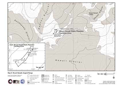 Mt. Newall repeater site plan
