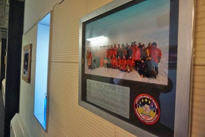 the 2020 winterover photo on the wall in A3