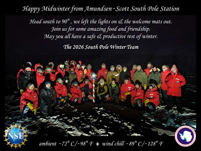 hey it is dark midwinter greeting