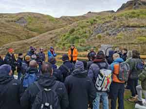 Shackleton's graveside ceremony