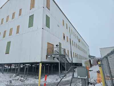 new McM berthing building
