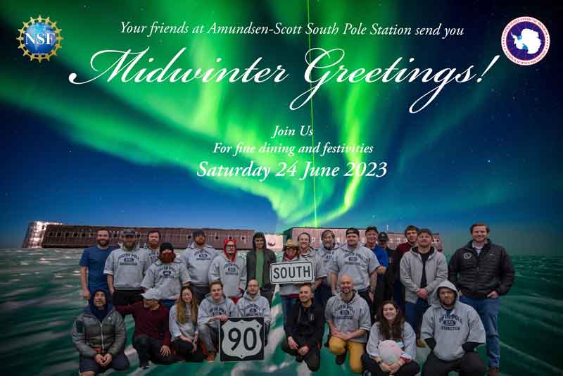 midwinter greetings from Pole