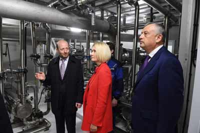 the tour in one of the mechanical rooms