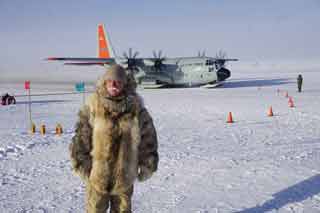 Wayne in front of the final flight of the 2019-20 summer season