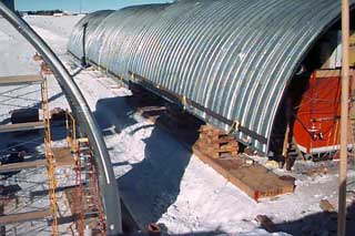 raising the old garage arch