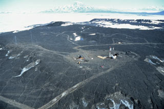 aerial view of the INMARSAT facility