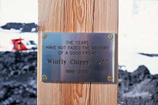 plaque for Terry Newport