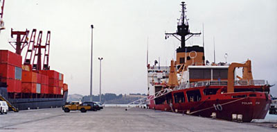 the Green Wave and Polar Star at Lyttelton