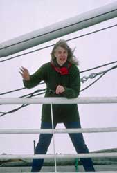 has anyone seen a tent Monica Kristensen aboard the Aurora