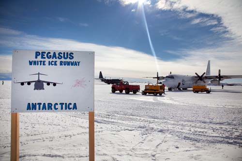 Pegasus Runway Sign