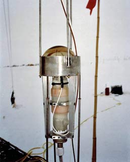 closeup of one of the PMTs
