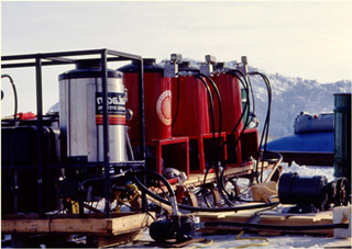 car-wash water heaters of the type used by AMANDA and IceCibe