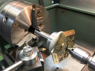 final machining of the base