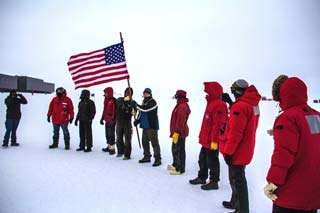 passing the flag