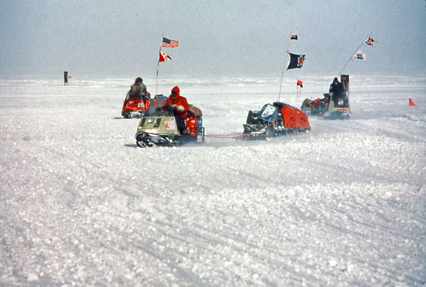 The Transglobe Expedition arrives at Pole