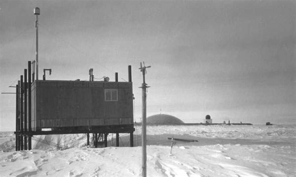 the Clean Air Facility with the dome in the background