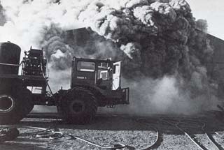 one of the fire trucks