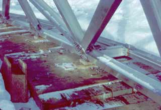 the dome base ring assembly in process