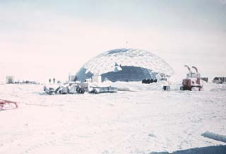 the dome structure completed