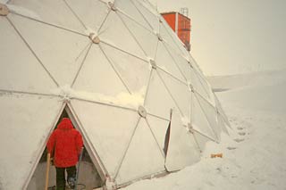 dome structural repairs underway