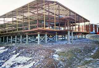 structure of the McM science building