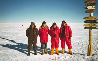 Japanese scientists at Pole