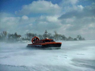 Maxine on Lake Rosseau ice