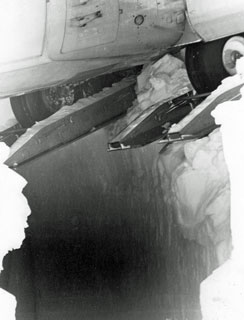 a look into the crevasse