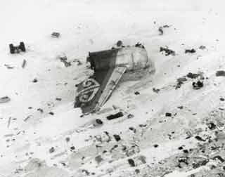 TE901 wreckage