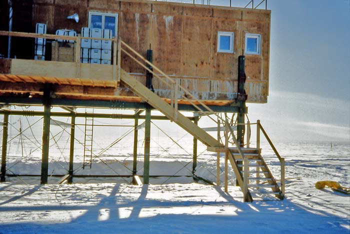 the completed CAF stairway
