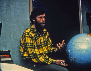 Ran Fiennes gives a talk about the expedition