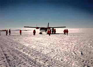 first NGA tourist flight to Pole