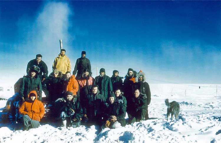 a dog's day at Pole