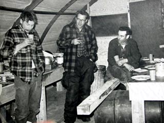 The USARP winterover scheme team at Cape Crozier