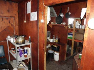 hut interior view