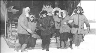 off the ramp the first six women to set foot at Pole