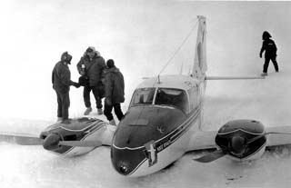 let's fly Max Conrad after his aircraft crashed