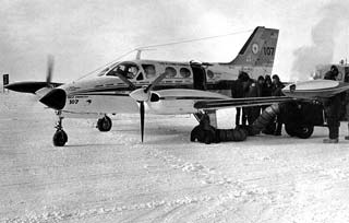call for Herman Nelson private Cessna on deck at Pole