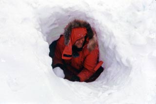 secret underground ops? Carl Disch during the summer