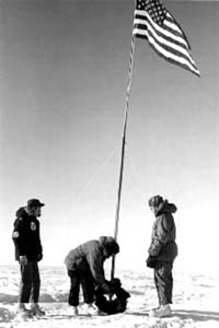 flying colors Laurence M. Gould at Pole