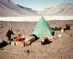 tenting tonight